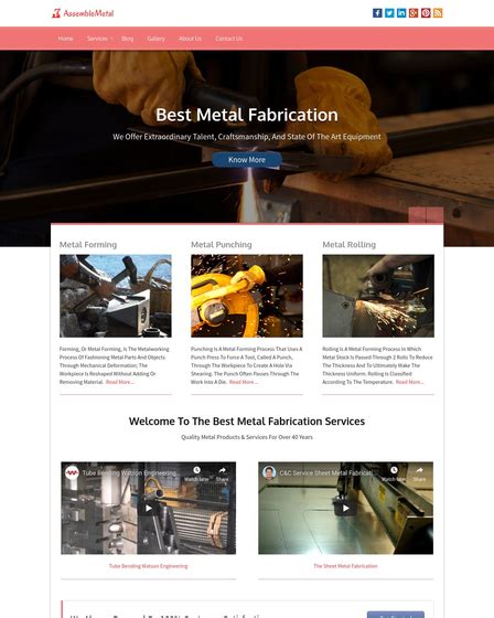 metal fabrication wordpress theme|metal industry themes.